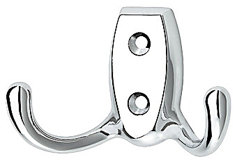 Wardrobe hook, Zinc Alloy, With 2 HooksDéco - 855.00.033