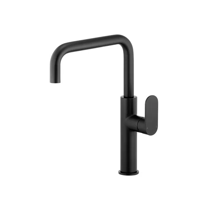 Mizu Soothe MK2 Mat Siyah Gooseneck Lavabo Bataryası 2265236