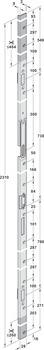 Lock strip for Secury Automatic locking device - 911.49.623