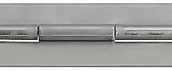 Piano hinge, for welding on, stainless steel quality 1.4301 - 351.04.158