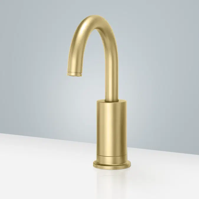 Brushed Gold Touchless Basin Faucet