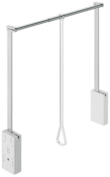 Wardrobe lift, With integrated damper, for internal cabinet width 560–950 mm - 805.25.200