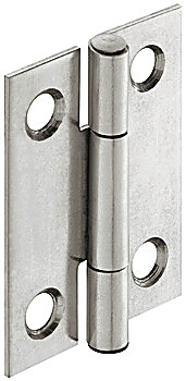 Hinge, Rolled, with riveted pin, crank A, straight - 354.01.720