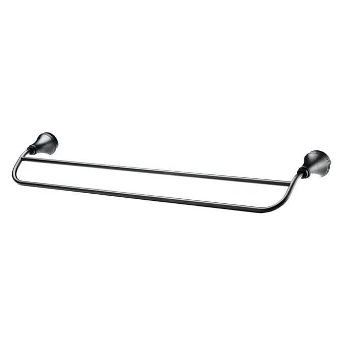 Kado Era Çift Havlu Askısı 750mm Mat Siyah 2263720