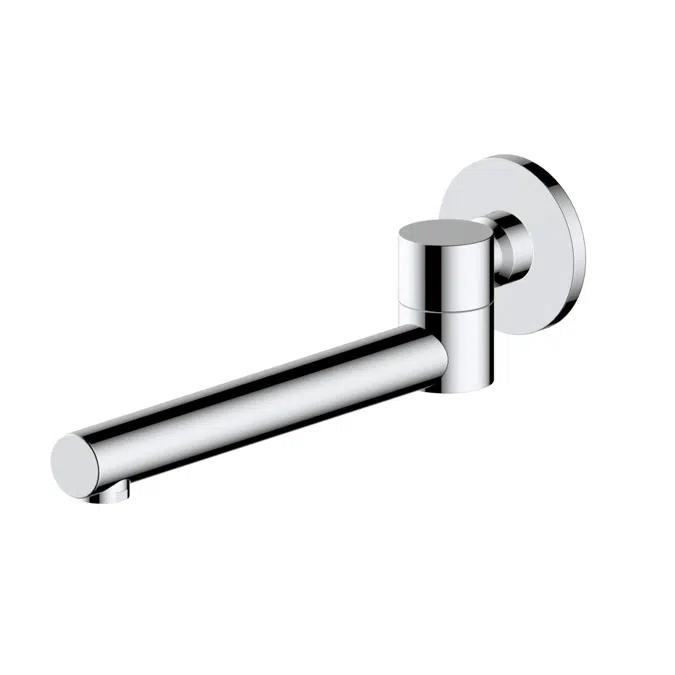 Mizu Drift Swivel Bath Outlet Straight Spout 227mm Chrome 2267212
