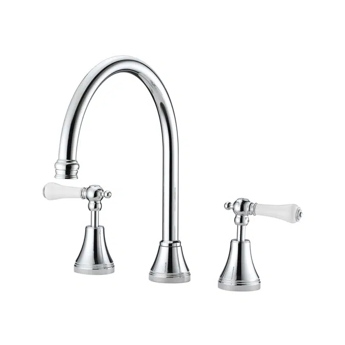 Kado Era Krom Porselen Kolu Lavabo Seti 9507610