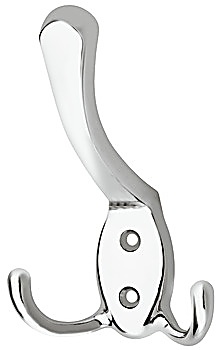 Wardrobe hook, Zinc Alloy, With 3 HooksDéco - 855.00.023