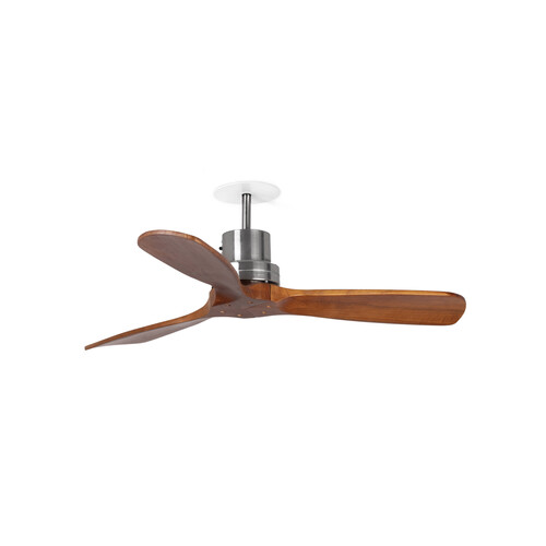 MINI LANTAU RECESSED S Ceiling fan nikel mat/ceviz 0-10V/1-10V