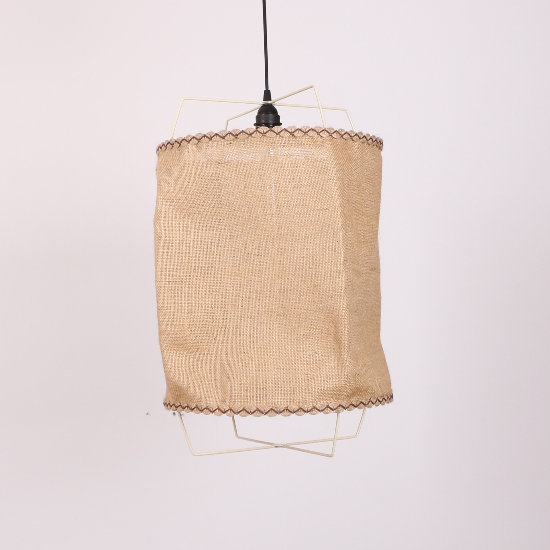 Cappadocia Doğal Jut Krem Barlı Avize 