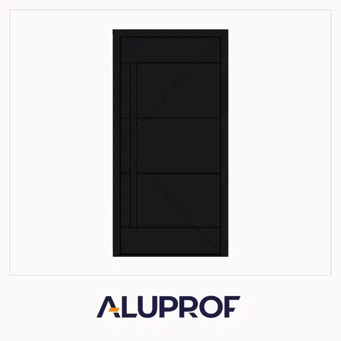 MB-86N SI AD37 Single Panel Door (Inward/Outward Opening)