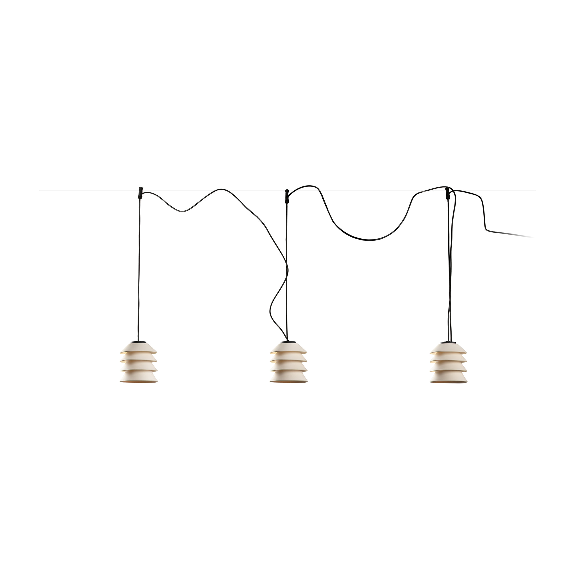 TOBA Beige pendant system