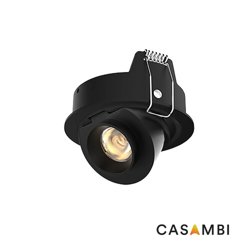 ALIA Recessed black 8W 50º 2700K CASAMBI