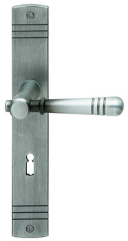 Door handle set, steel/brass stained, Scheitter, 185Z/235 - 901.91.081