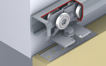 Sliding door fittingSlido D-Line13 750Q, set - 942.61.001