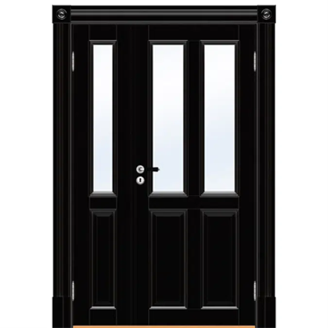 Superior Arv 7221 Double Unequal Interior Door