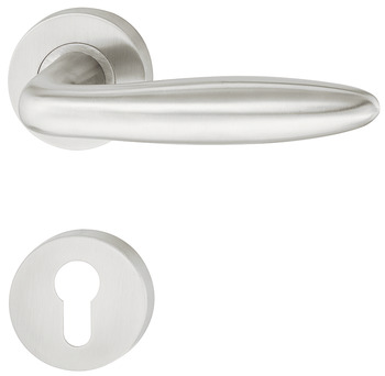 Kapı kulpu seti, Paslanmaz çelik, Startec, model LDH 2190 - 903.92.760