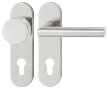 Door handle setStartec model PDH 4103, stainless steel, fire resistant door - 903.95.634