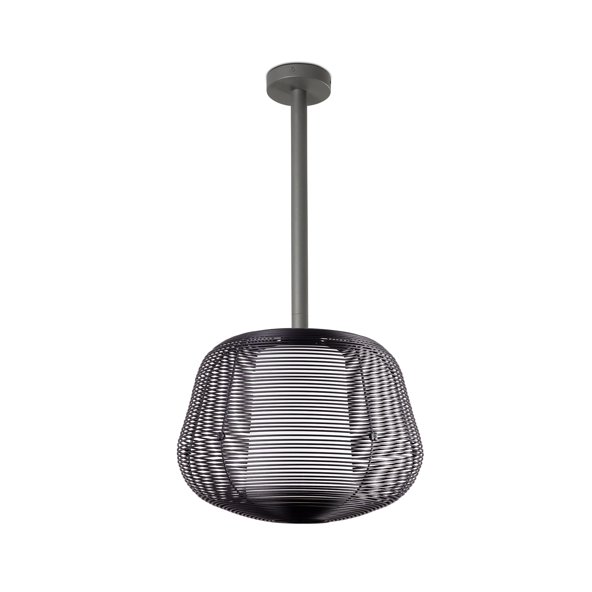 NARA M siyah fixed pendant light 1xE27