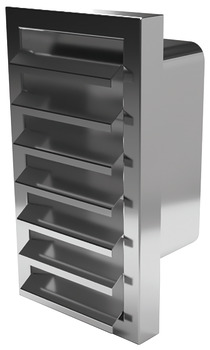 External Grills, Flat Ducting System 125 Optimairo M, Upright - 500.90.225