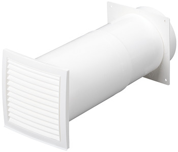 Telescopic wall vent set Ⓘ, Round pipe system, round - 500.90.418