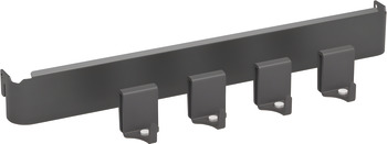 Support rack with 4 hooks, for Kessebohmer K-Line utility room system - 520.73.430