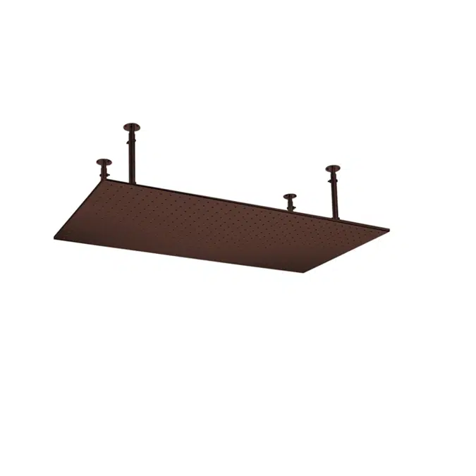 Vicenza 20x40in Oil Rubbed Bronze Ceiling Mount Rain Shower Head