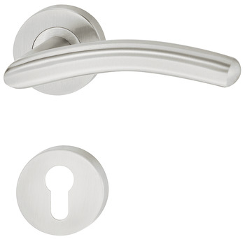 Kapı kulpu seti, Paslanmaz çelik, Startec, model LDH 2184 - 903.92.300