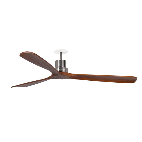 LANTAU RECESSED L Ceiling fan nikel mat/ceviz 0-10V/1-10V