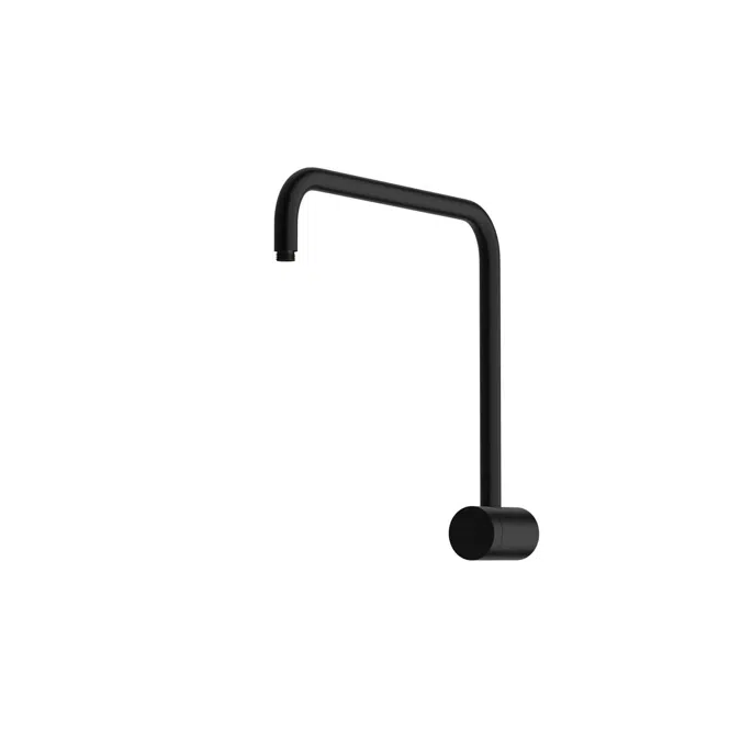Milli Mood Edit Hi-Rise Shower Square Arm Only PVD Matte Black 9511446