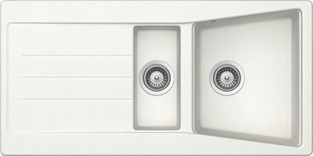 SinkAS02B surface-mounted sink, with half bowl - 570.32.720