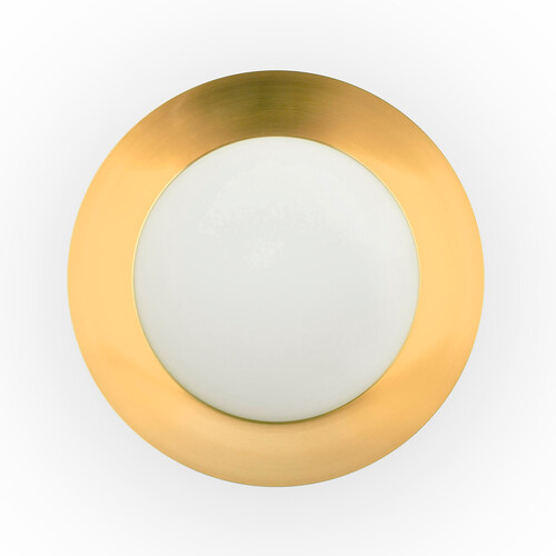 SIDE 450 Black and gold ceiling lamp 20W
