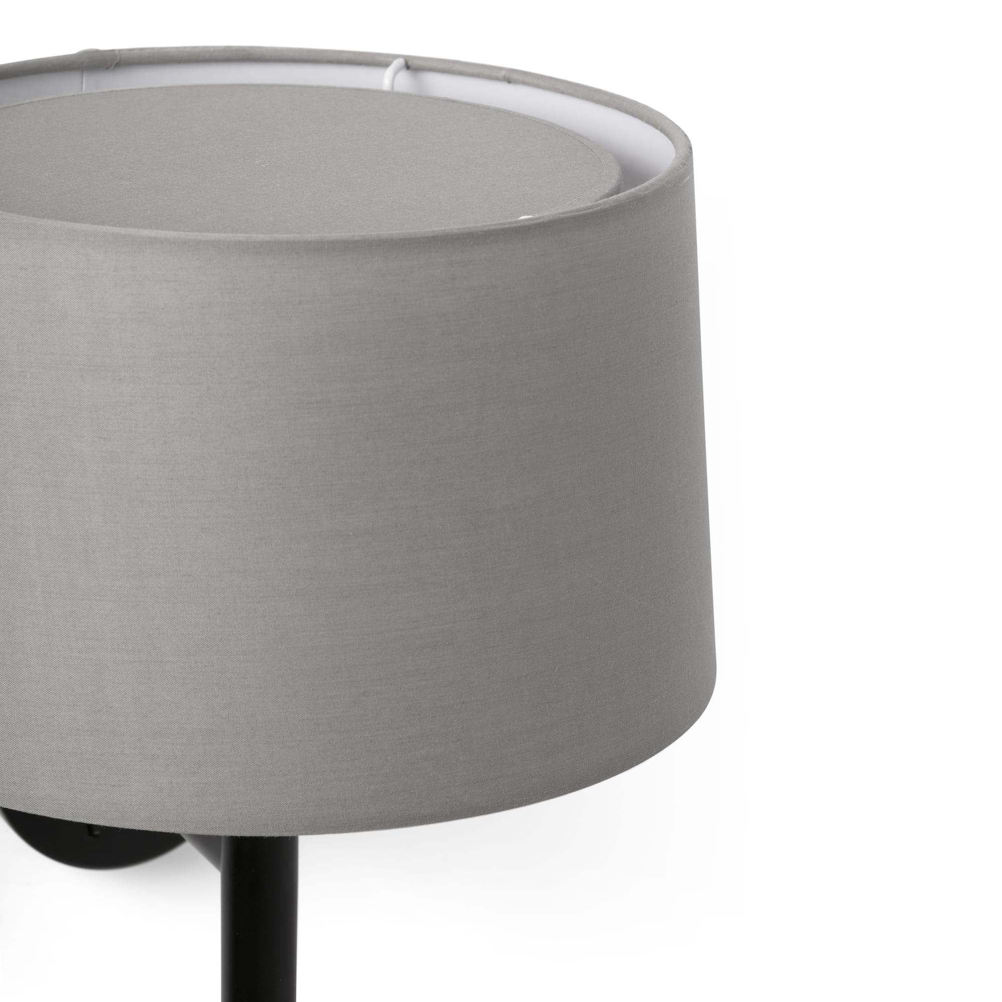 WINDSOR siyah/grey duvar lambası with reading light