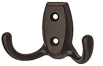Wardrobe hook, Zinc Alloy, With 2 HooksDéco - 855.00.037