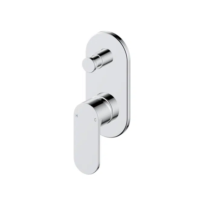 Mizu Soothe MK2 Chrome Lead Free Shower Mixer with Diverter Kit 11788