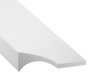 Handle profile, Aluminium, With 3 Recessed Handles And 5 Finishes, Service+ - 126.28.060