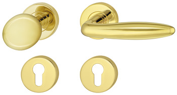 Kapı kulpu seti, Paslanmaz çelik, Startec, model LDH 2190 - 903.95.764
