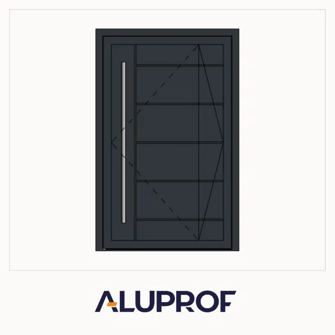 MB-86N PIVOT AD07 Single Inward Opening Panel Door