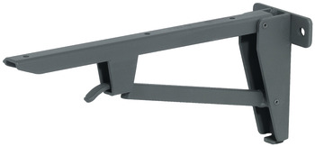 Bracket, Hebgo, load bearing capacity 150 kg per pair, folding, steel - 287.42.421