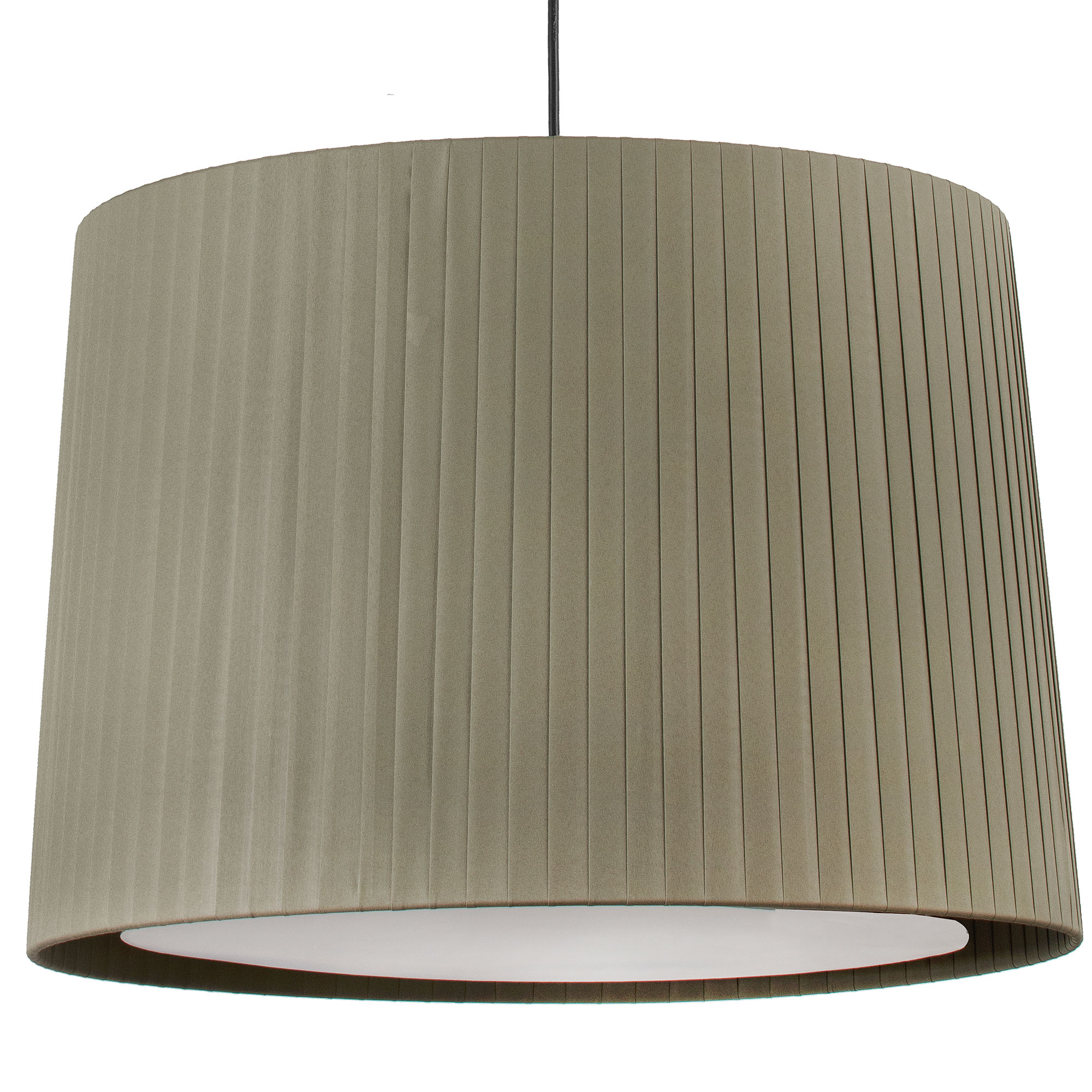 SAMBA Black/green pendant lamp with plug