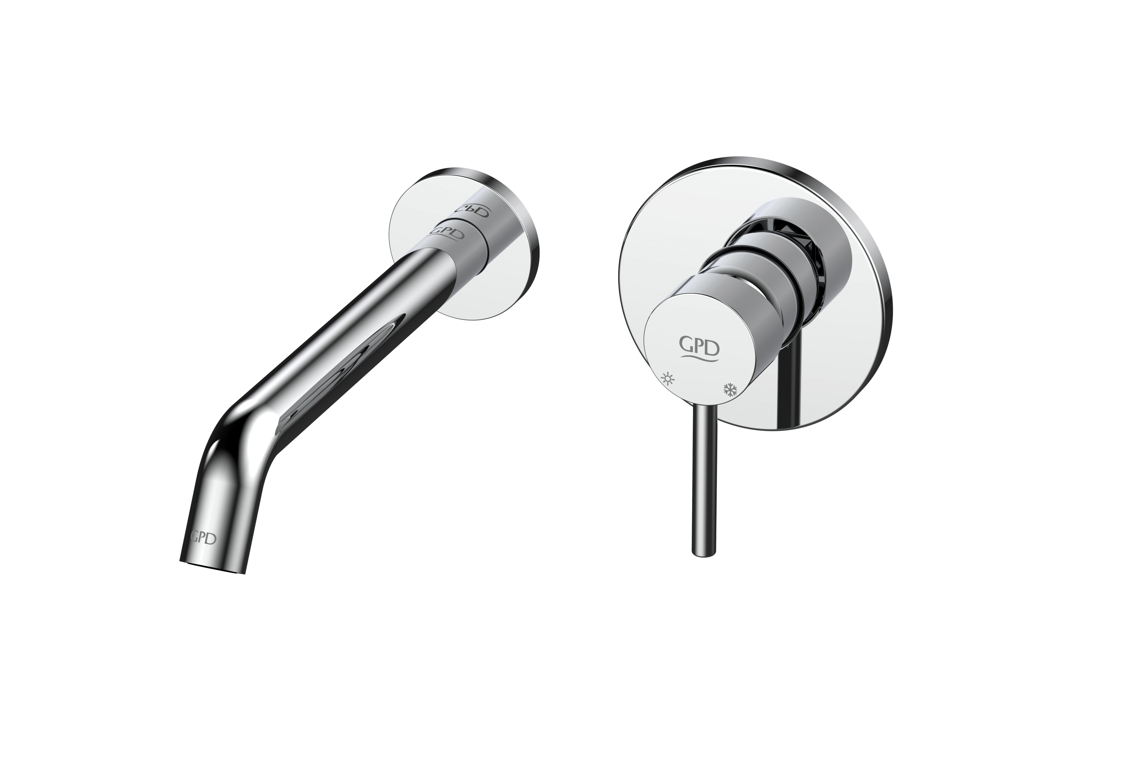 GPD Wall-Mounted Concealed Sink Faucet - MDA70