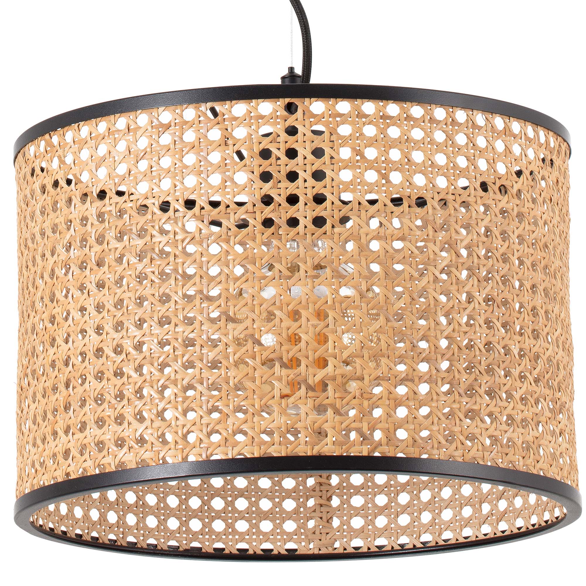MAMBO 320 5L siyah/rattan pendant lamba