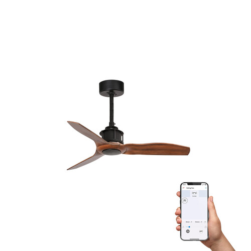 JUST FAN S Black/walnut fan TUYA