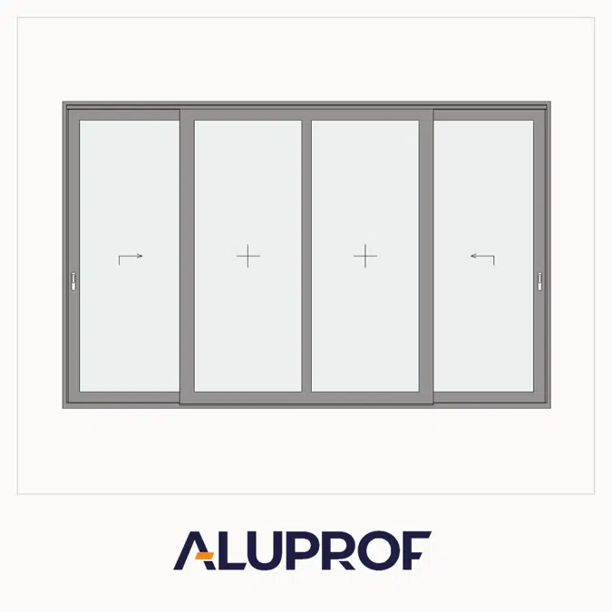 MB-77HS HI Orta Sabit Bölmeli Üç Kanatlı Kaldır-Sür Kapı