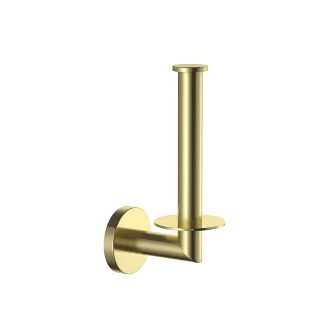 Ona Brushed Brass Spare Toilet Roll Holder 15056