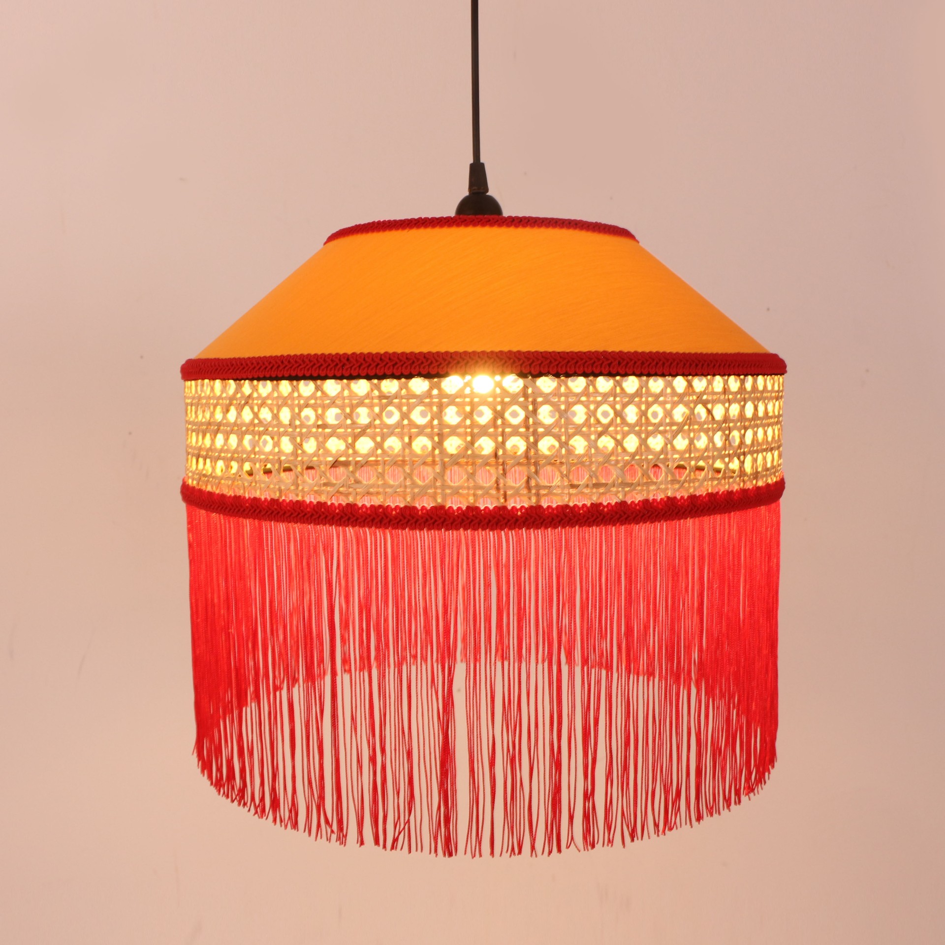 Paris Doğal Hazeranlı Kumaş Avize