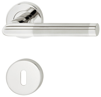 Door handle set, Stainless steel, Startec, model LDH 2171 Bicolor - 903.91.083