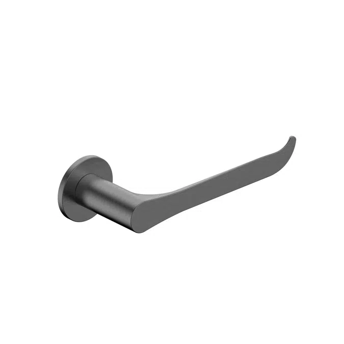 Mizu Silk Brushed Gunmetal Toilet Roll Holder 9511266
