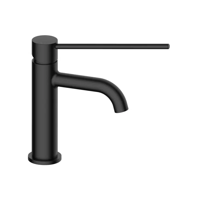 Mizu Drift Mat Siyah Kavisli Lavabo Musluğu 2267412