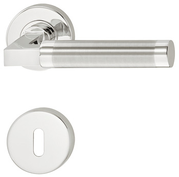 Kapı Kulpu Seti, Paslanmaz Çelik, Startec, model LDH 2180 - 903.81.123