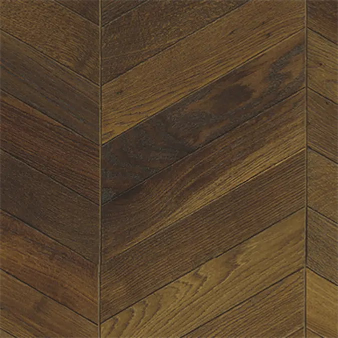 Oak Chevron Dark brown Frame board Laminate Flooring